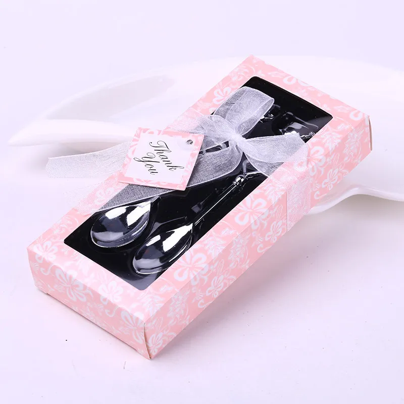 Heart Shaped Love coffee tea measuring Spoon Wedding decoration lover gift stainless steel dinner tableware sets ZA0584