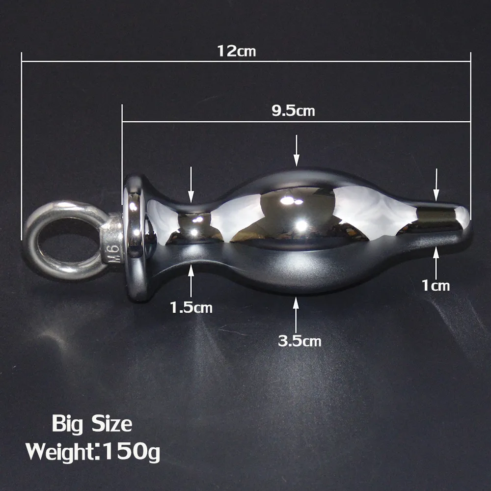 2016 Stainless Steel Butt Plug Adult Sex Products Metal Anal Toys