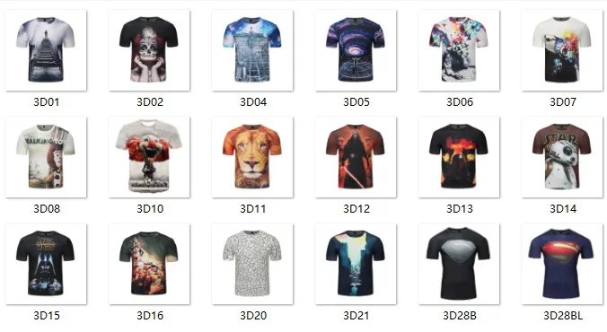 2016 nuevas camisetas 3D camisetas impresas en 3D para hombre de manga corta Camiseta de secado rápido Body building camisetas deportivas envío gratis