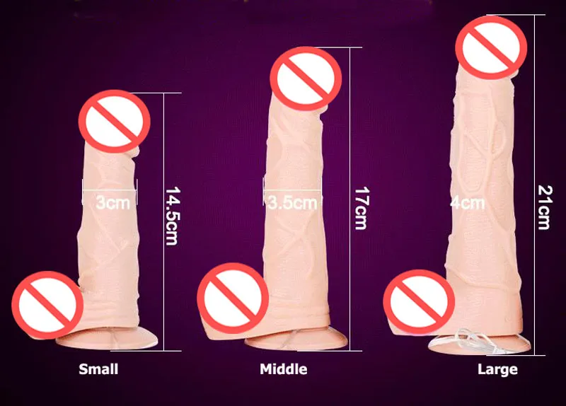 Vibratör ile gerçekçi Büyük Yapay Penis Penis Su Geçirmez Dildos Kadınlar Kadınlar için Mastürbasyon Dongs Seks Ürün ...