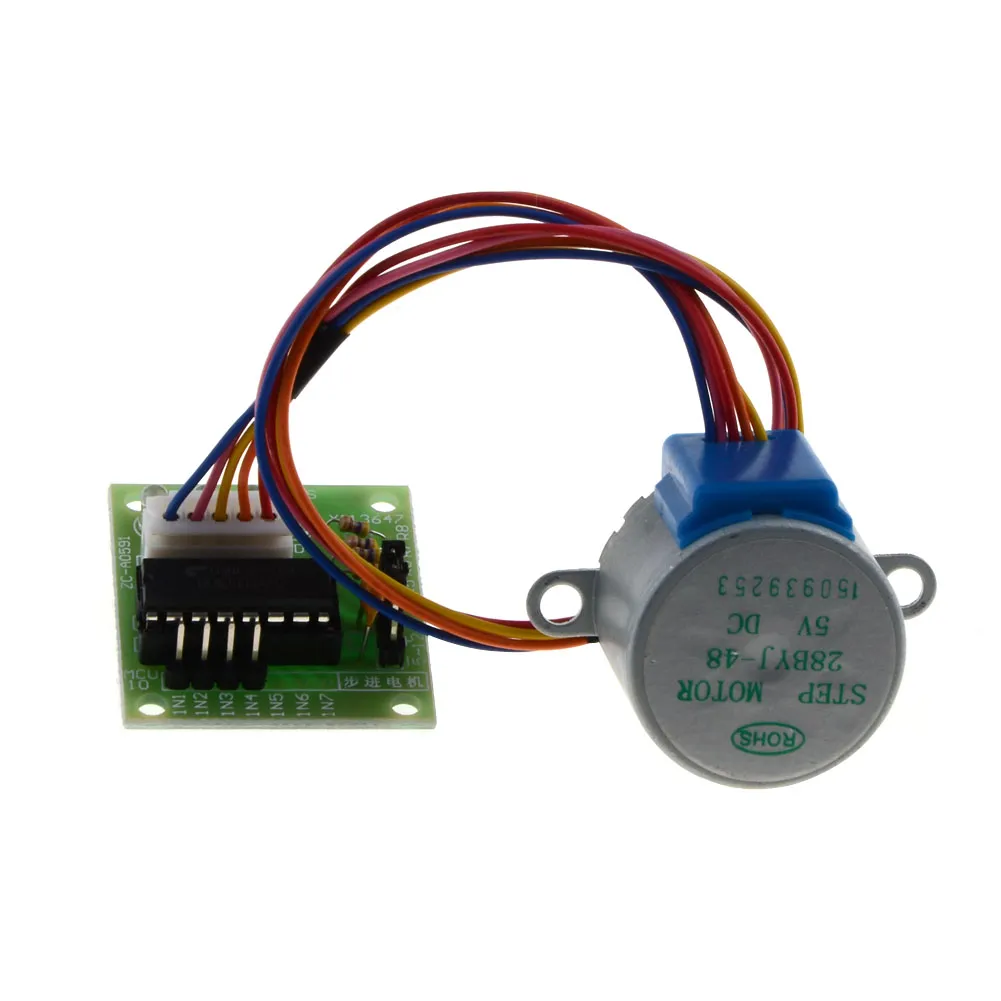 Motorino Passo Passo 1Set DC 5V 28BYJ 48 Motore Passo Passo A 4 Fasi ULN2003 Scheda Driver Motore Per Scheda Modulo Stepper Motor - Foto 8