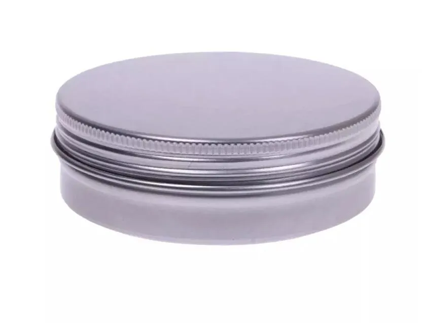 Tom Aluminum Cream Parfym Burk Burk 5 10 15 30 50 100g Kosmetisk läppbalsam Behållare Nail Deocation Crafts Pot Flaska