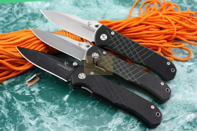 DC-A3 Chris Reeve UMNUMZAAN U Sebenza faca Dobrável 8Cr15Mov stonewash Lâmina G10 lidar com camping / EDC / caça faca caixa de presente