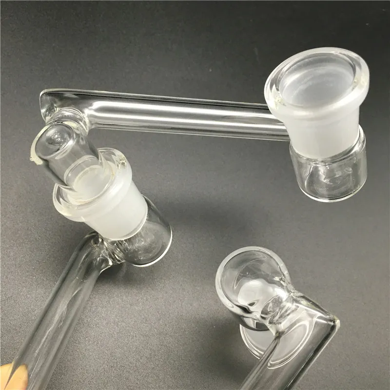 Glass Drop Down Adapter with 14mm 18mm Grinding Mouth Male Female Glass Dropdown Bong Adapter Water Pipes for Smoking