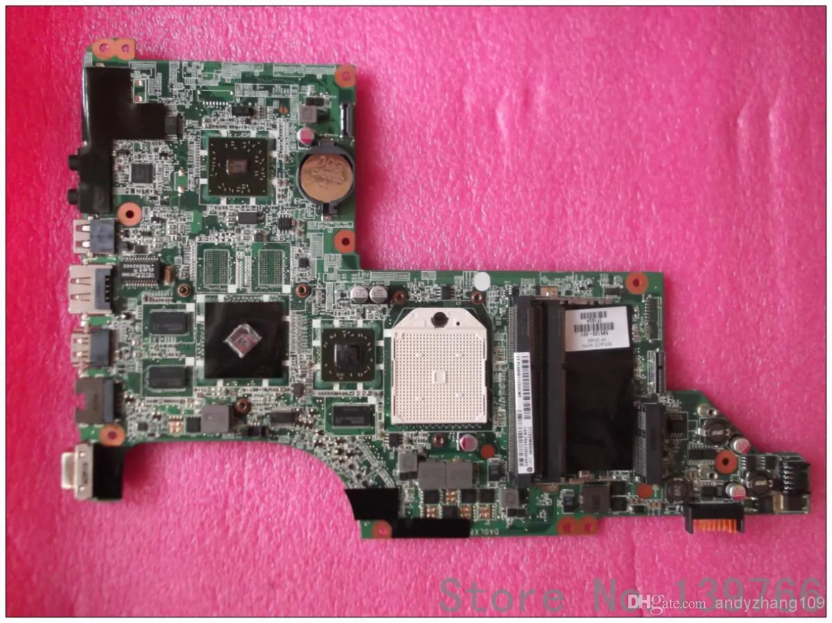 595133-001 Board for HP Pavilion DV6 DV6Z DV6-3000 Laptop Motor płyty DDR3 z AMD Chipset HD5470
