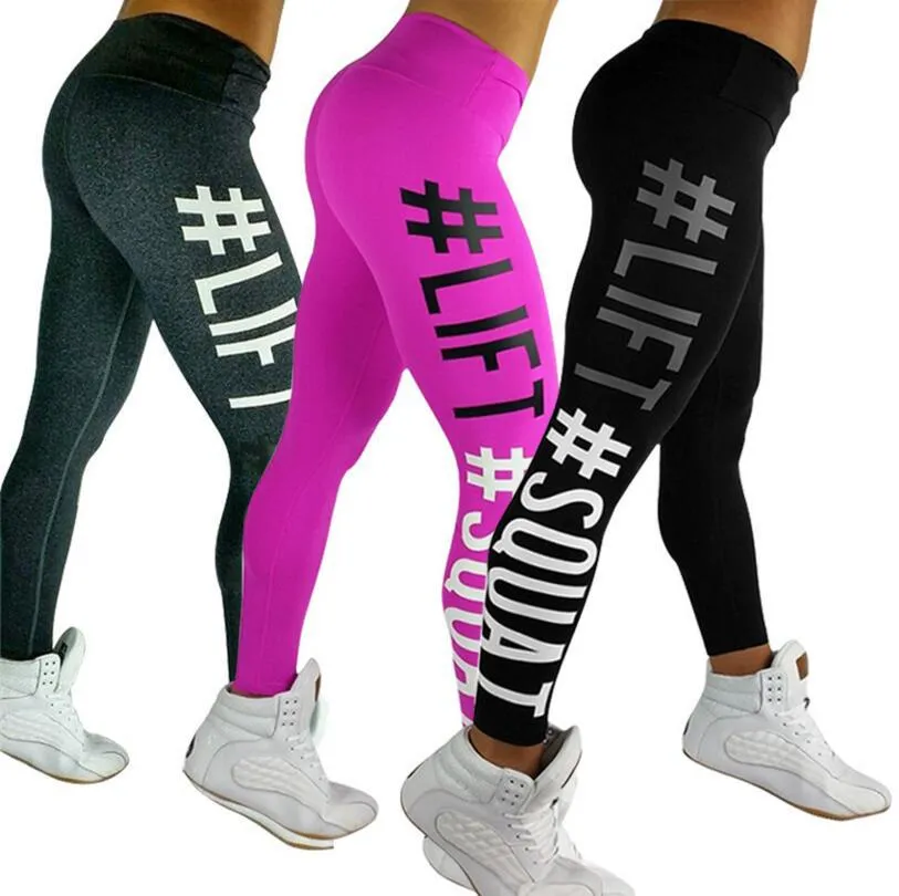 Nouvelle mode dames femmes sport Yoga vêtements de sport pantalons Leggings entraînement en cours d'exécution Fitness pantalon gris noir pour les femmes