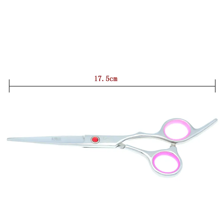 Cheapest VS 6.0Inch Cutting Scissors and Thinning Scissors Kits,Human Hair Shears with Red Rhinestone for Salon or Home Used LZS0118