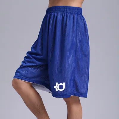 Marke KD Sport Bermudas Basketballshorts Sommersport dünne doppelseitige knielange elastische Laufspiel-Herrenshorts geben Schiff frei