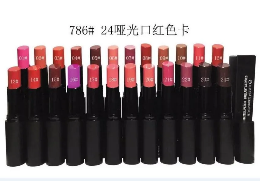 200 pcs chaude bonne qualité la plus basse best-seller bonne vente 2016 nouveau maquillage mat lèvres matte douze quatre couleurs différentes 3g