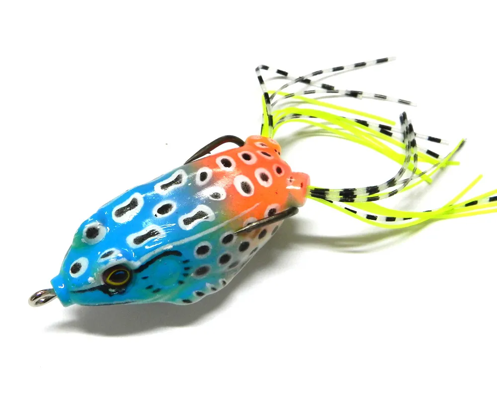 Hengjia Topwater Hoge koolstof Pesca Zachte Aas 5,5 cm 12.5g Fresh Water Bass Walleye Crappie Minnow Soft Forg Lure