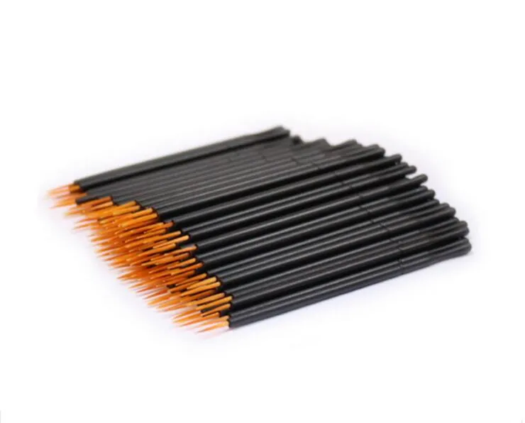 Wholesale price! 25,Professional One-Off Disposable Eyeliner Brush Wands Applicators Make Up Brushes Tools 