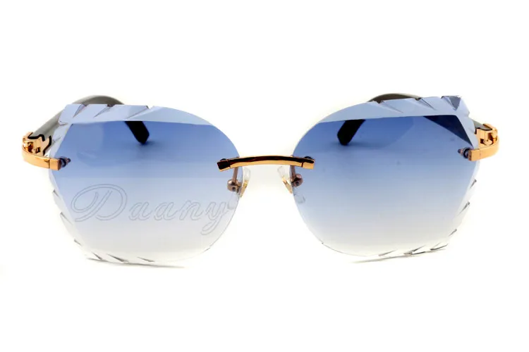 2019 nouvelles lunettes de soleil à lentille de gravure de mode 8300817 privatecustom peut nommer sur la lentille des lunettes de soleil en corne noire naturelle de haute qualité7368395