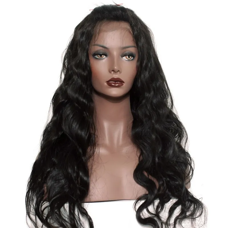 Body Wave Pruik 8A Grade Braziliaanse Full Lace Pruiken Onverwerkte Maagd Menselijk Haar Pruik met Baby Haar voor Zwarte Vrouw