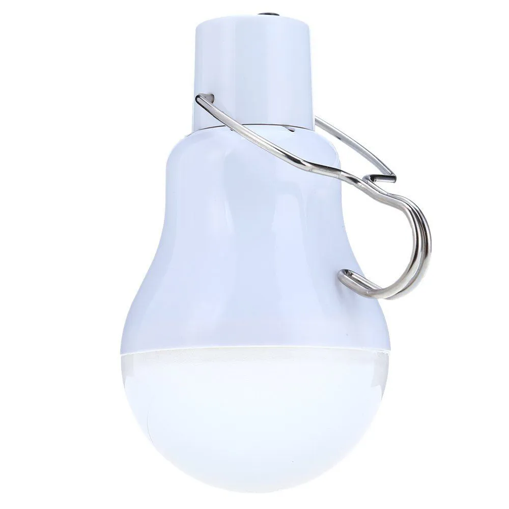 Lampy słoneczne o dużej mocy 5 V żarówka LED 15W 130LM Przenośny obóz na zewnątrz namiot Noc Noc Wiszące Światło Naładowane Energia Lampa LAMP6678402