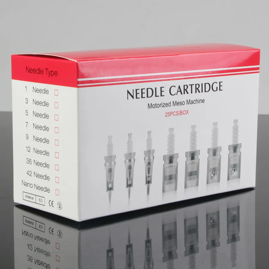 Derma pen cartridges electric derma 1/3/5/7/9/12/36/42 needles dermapen needle cartridge MYM replacment heads