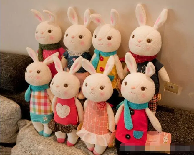 All'ingrosso-Tiramisù peluche Metoo bambola per bambini regali 8 stile, 35 cm Bunny farcito LamyToy con confezione regalo, regali di compleanno