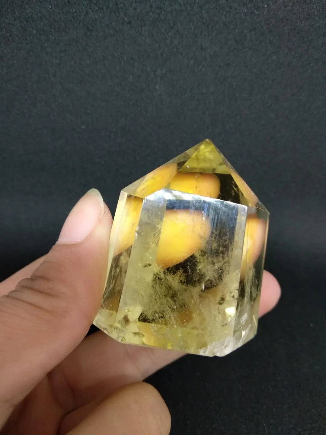 Горячая распродажа! Природный цитрин кварц Кристалл точка палочка исцеление природных камней и минералов как рождественский подарок бесплатная доставка