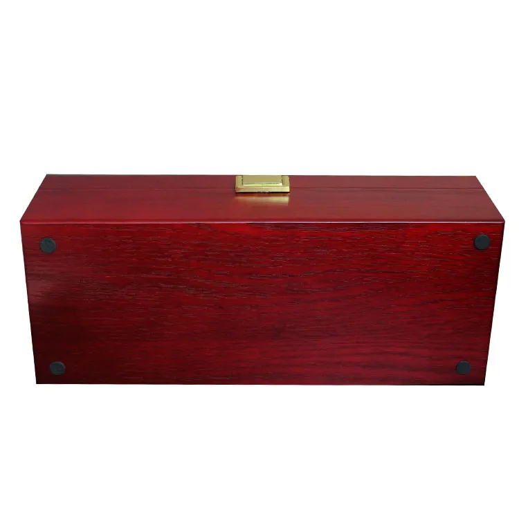 Bästa present till lyx Rose Wood / Walnut / Mahogny Box Storage Display Case för varumärke Klockor 6 Grids Watch Boxes, OEMDROP SHIPPING