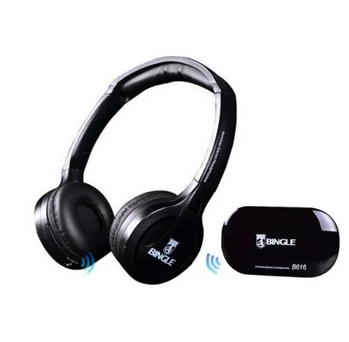 Högkvalitativ B616 Dator TV hörlurar Multifunktion Wireless Headset Headphone med FM-radio för MP3 PC TV-ljud