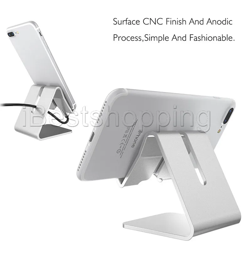 Support universel de bureau pour tablette de téléphone portable, support en métal en aluminium pour iPhone 13 12 Mini 11 Pro Xr Xs Max iPad air 5 Samsung S22 S218990343