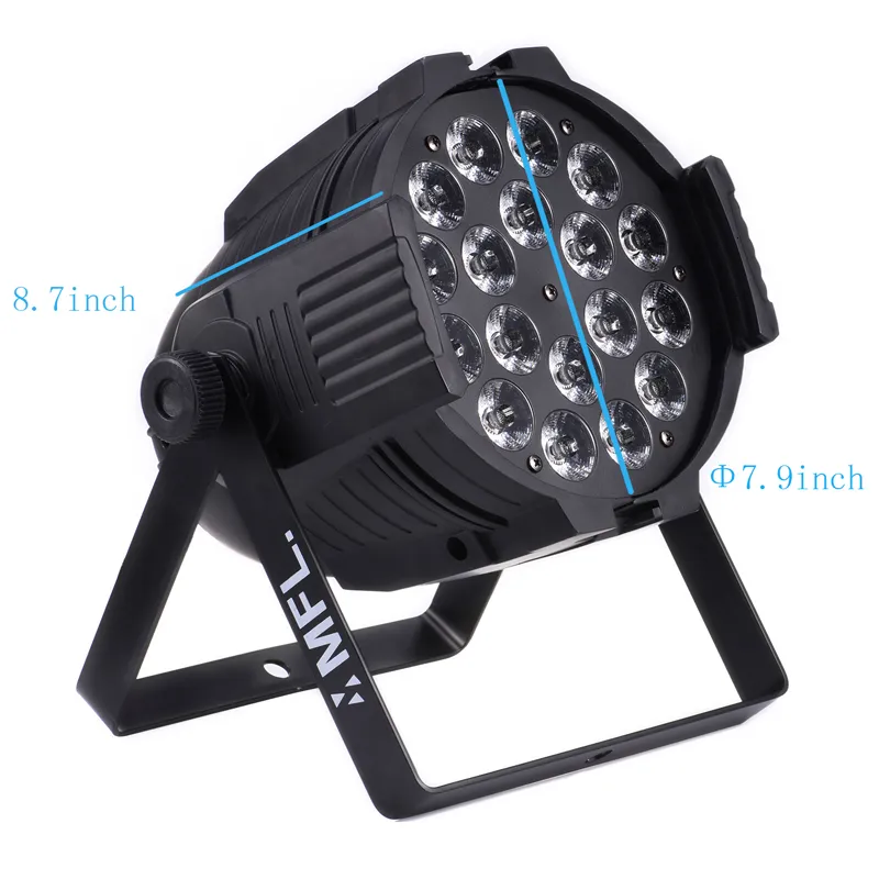 LED Par Light 18x10W RGBW DJ Lights for DJ Party Nightclub Stage Concert Church