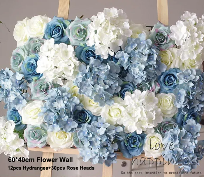 50 st Hoge Kwaliteit Spiring Color Silk Flower Head Rose Wholesale White Rose Flower Heads 4.2 inch Artifical Satin Rose Heads for Wedding Wall