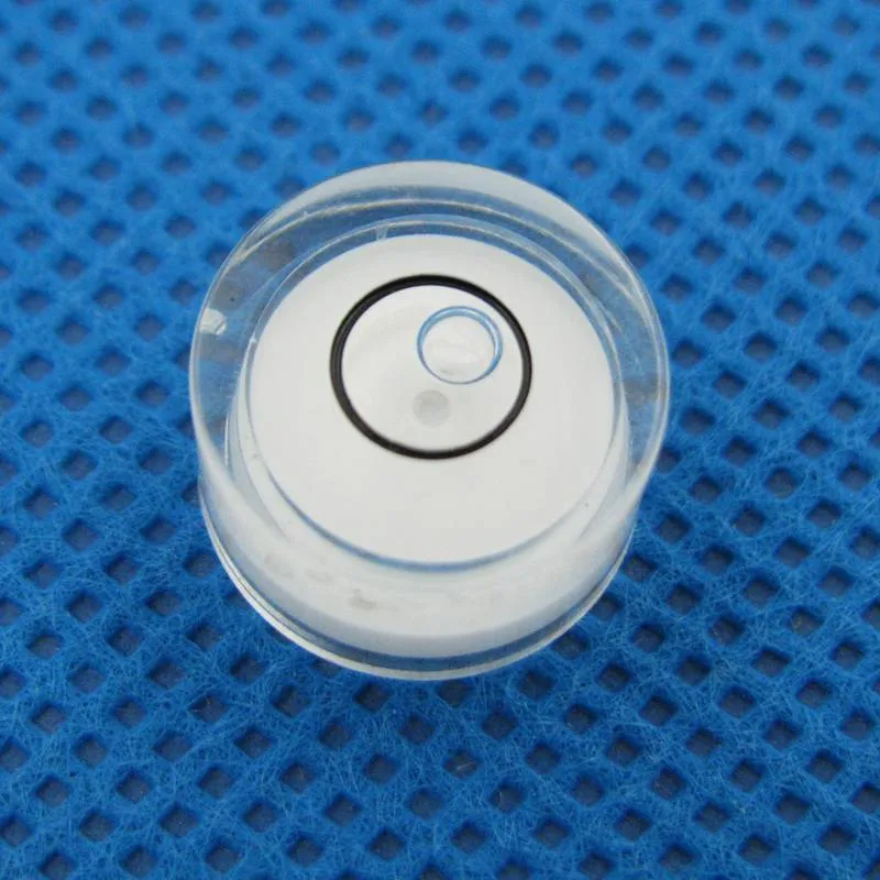 HACCURY 10 stycken / parti 14.3 * 8 mm cirkulär bubbla nivå bullseye anda nivån