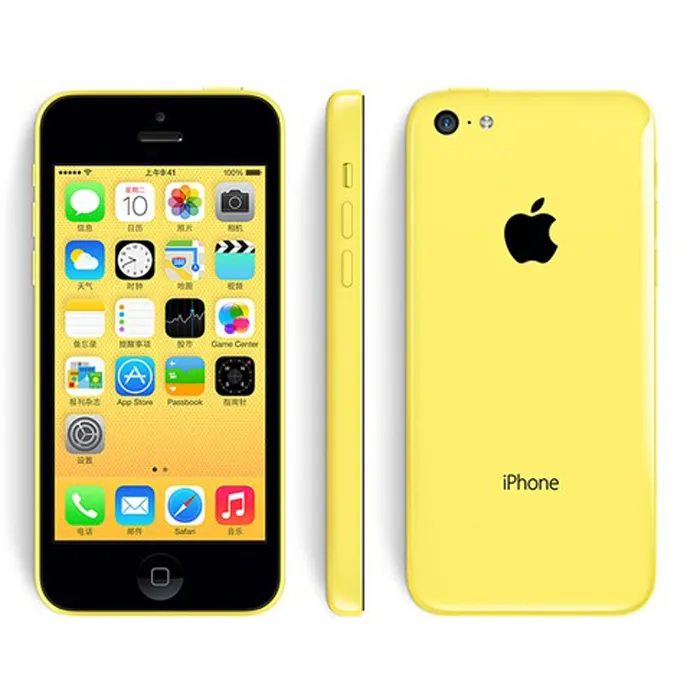 Восстановленные телефоны Оригинальный iPhone 5C iPhone5c Smart Phone 1 ГБ ОЗУ 16 ГБ / 32 ГБ ROM Dual Core 3G WCDMA 4.0 дюйма разблокирован мобильный телефон