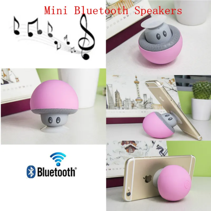 Беспроводной Мини Bluetooth Динамик Портативный Гриб Водонепроницаемый Стерео Bluetooth Динамик с Микрофоном Handfree для Мобильного Телефона iPhone Компьютера