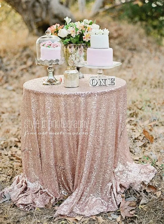 Glitter Sequin Table Overlay 50 