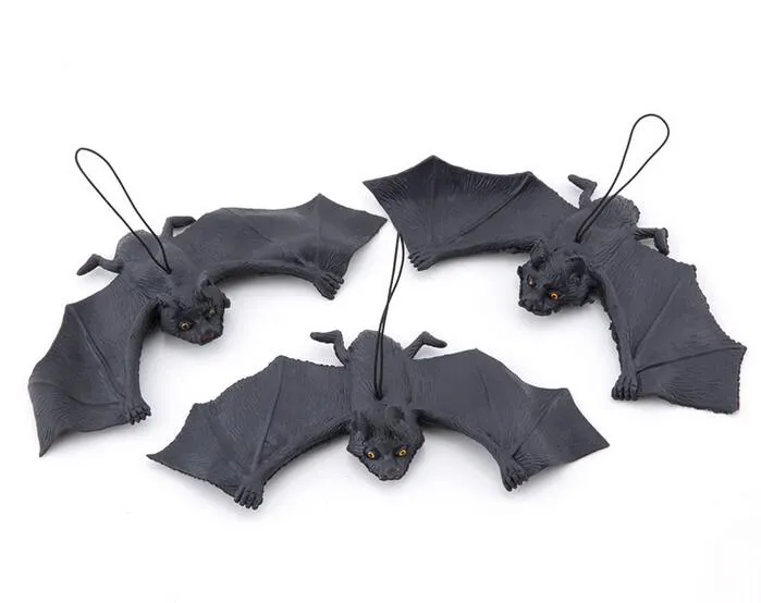 Bats Halloween antigos Simulação Brinquedos antigos pendant Tamanho Bats Halloween decorativa Props G810