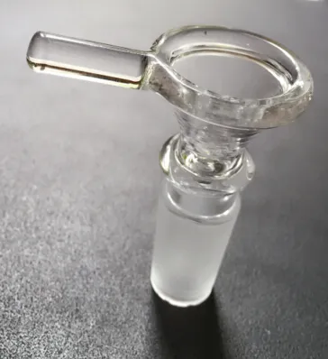 2016 Nowy Szkło Palenie Miska Szklana Miska Z 14mm 18mm Męski Joint Joint Clear Suche Herb do szklanych bongs z uchwytem