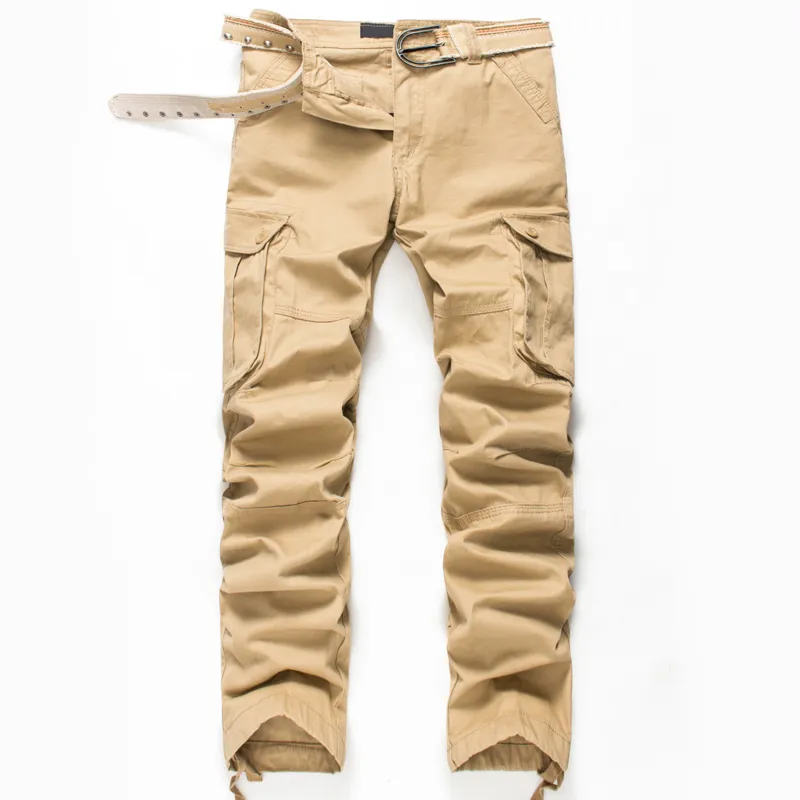 Wholesale 2016 New Arrival High Quality Summer Style Top Fashion Clothing Solid Mens Cargo Pants Cotton Plus Size Men Trousers Joggers 2 115 DHgate