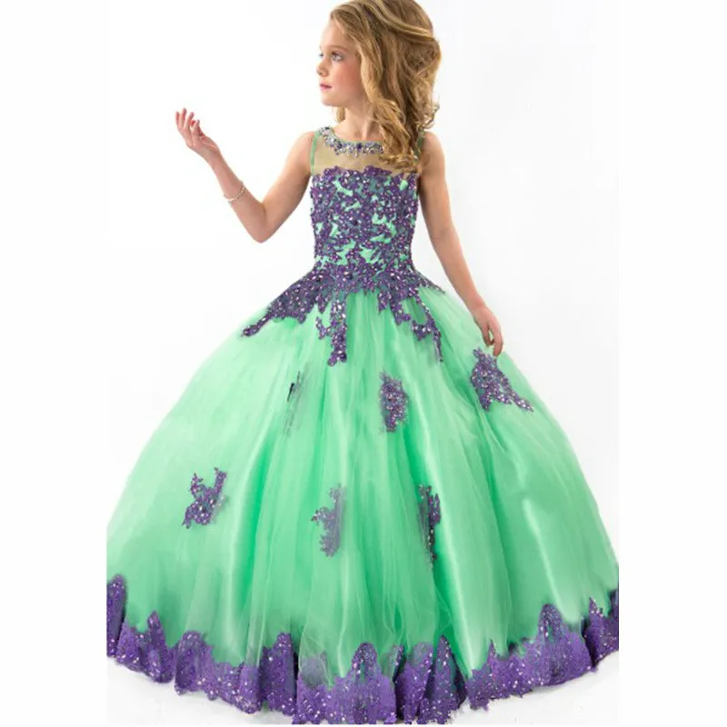2016 klänningar barn medlånga klänning tjejer dans kjol tjej prinsessa klänning blomma tjejer klänningar fest klänningar baby girls 'dress
