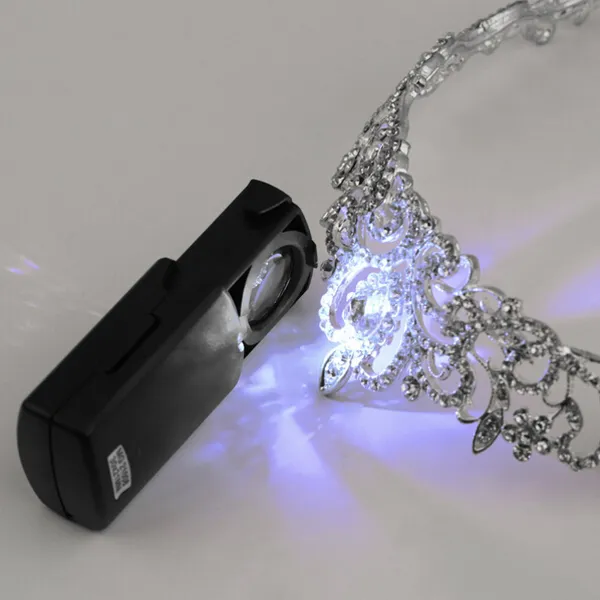 Loupe LED 30x Grossissement - Lentille 21 Mm - Pour Timbres, Pièces, Bijoux, Horlogerie - Outil De Précision Philatélie, Numismatique