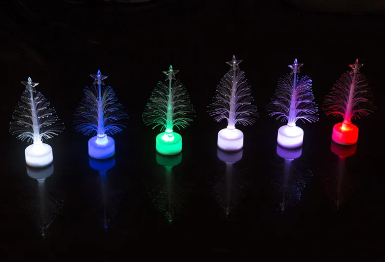 Kleurrijke LED Fiber Optic Nightlight Christmas Tree Lamp Light Children Xmas Gift