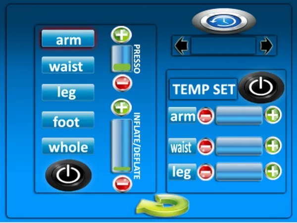 Fern Infrarot-Pressotherapie-Lymph-Drainage-Maschine Infrarot-thermische Decke Body-Wickeldecke mit EMS-elektrischer Muskelstimulation