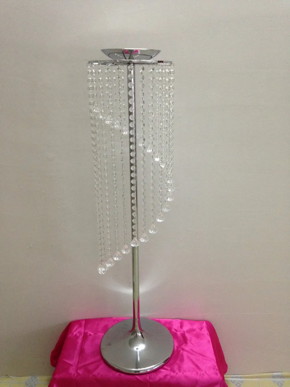 Wedding Props Bruiloft Crystal Road Lead Mooie Crystal Pillars Crystal Centrum voor Party Bruiloft Decoratie