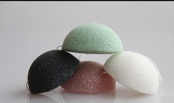 Éponge Konjac Puff Éponges pour le visage à base de plantes Éponges végétales de Konjac naturelles pures Faisant des outils de nettoyage pour le visage et le corps Livraison gratuite