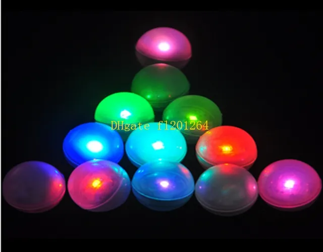 120 pz/lotto Spedizione Gratuita Galleggiante led lampeggiante palla impermeabile Luci Piscina Decorazioni della festa nuziale festival luci del giardino domestico