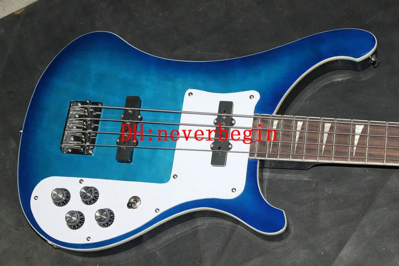 Electric Bass Guitar 4 String Bass, Blue Colors, Freedom Of Choice