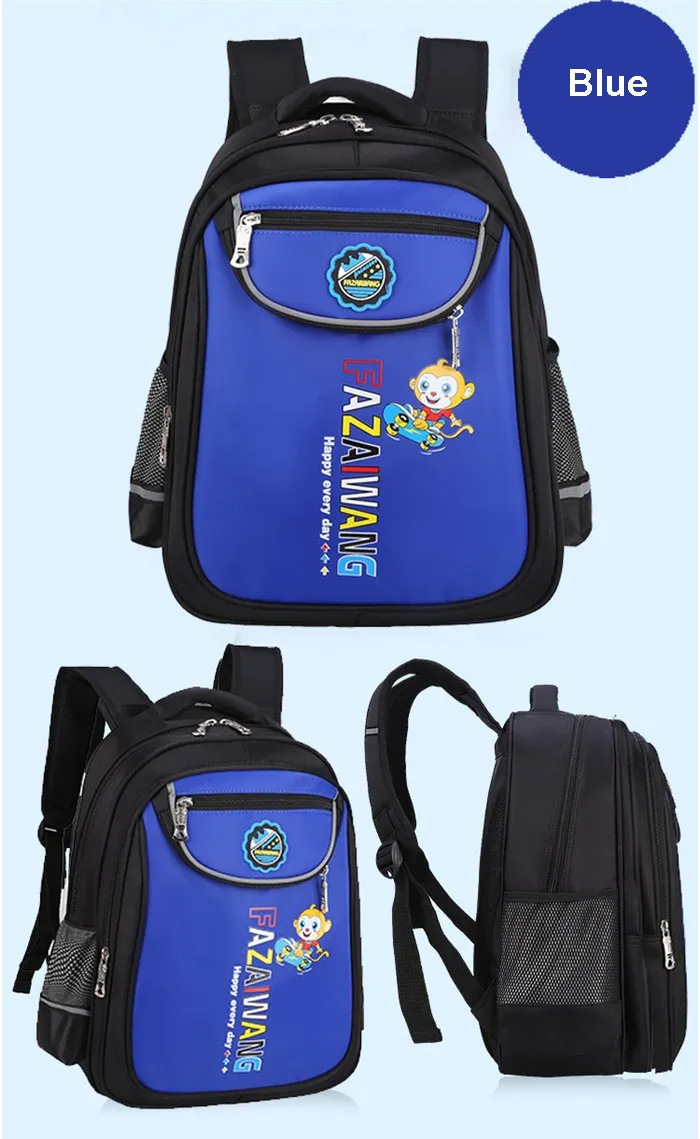 Barnens ryggsäckar pojkar tjejer barn ryggsäck skolbag skolväskor satchel tecknad bok väskor hög densitet nylon vattentät andningsförmåga