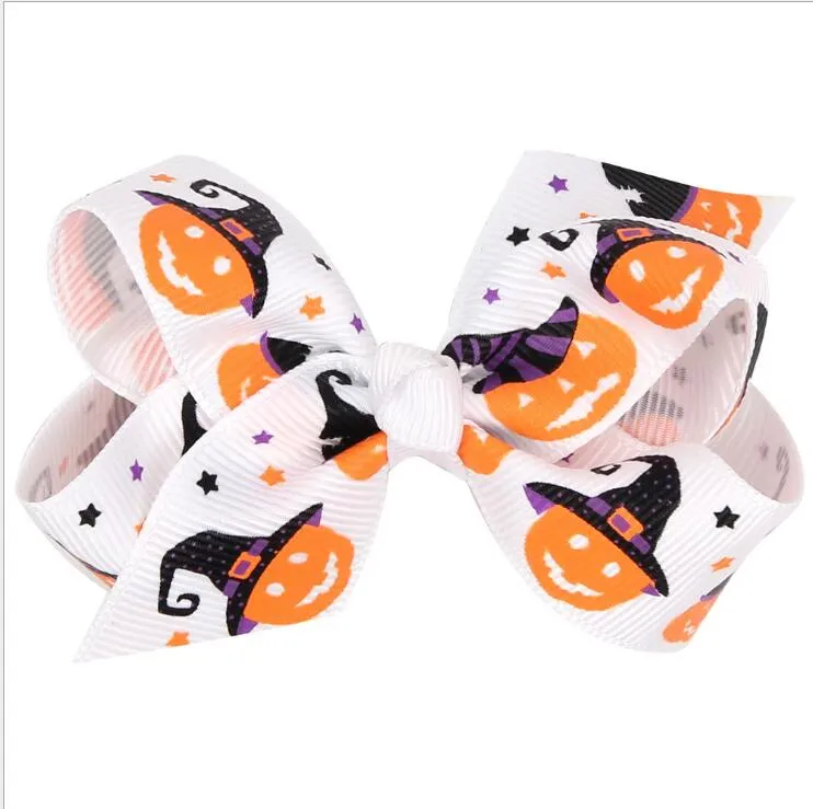 Festival Party cute girl butterfly hairbin Halloween baby decoaration headdress kids Cartoon bow tie hair clip halloween pumpkin barrettes