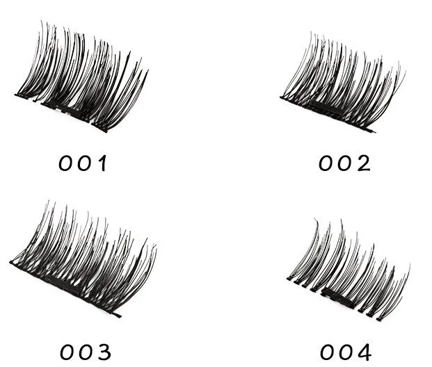 고품질 전문 3D 자기 속눈썹 자연 아름다움 아니 접착제 다시 사용할 수 가짜 가짜 눈 속눈썹 확장 손수 만든