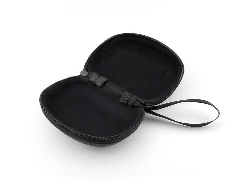 / 새로운 검은 접기 독서 안경 하드 선글라스 케이스 휴대용 끈 지퍼 안경 상자 저장 상자