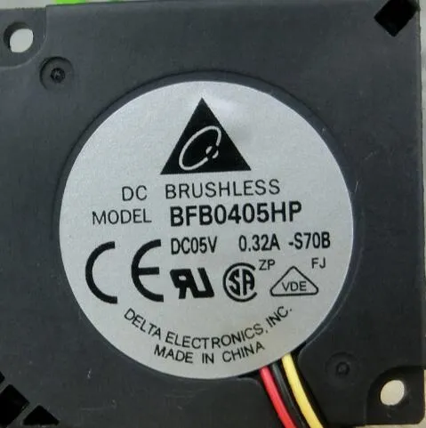 DELTA 3507 BFB0405HP 3.5CM 5V 3 سلك دفتر مصغرة مروحة توربو منفاخ