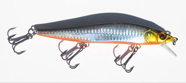 14 cm 23,7 g Fiske Lure Minnow Hard Bait med 3 Fiskehakar Fiske Tackle Lure 3D Eyes Gratis frakt HJIA271