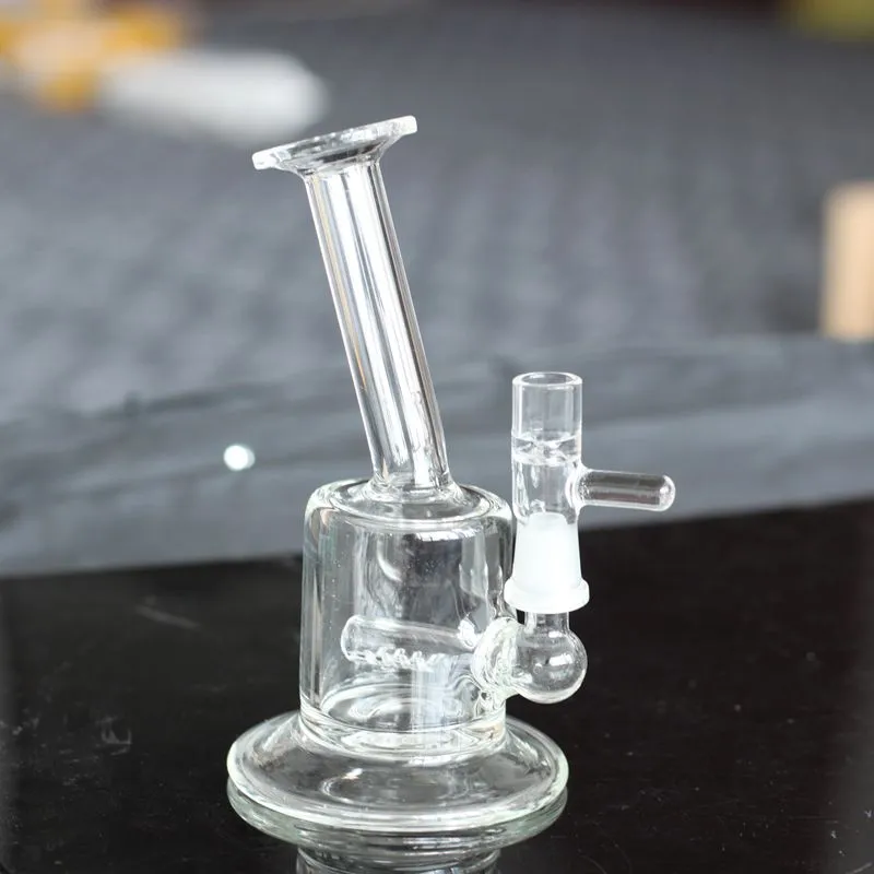 Mini Glass Bongs Vattenpipor sött djur Perforerad mesh perc Vattenrökning pipe skål kupol spik Oljeriggar Dab Heady Rig Elephant Octopus