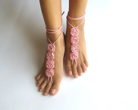 Knit barefoot sandal pattern | Chronicles of a humpy dweller
