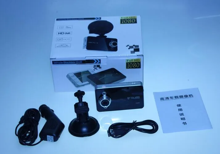 K6000 NOVATEK 1080P 풀 HD LED 야간 레코더 대시 보드 비전 Veicular 카메라 dashcam Carcam 비디오 등록자 자동차 DVR